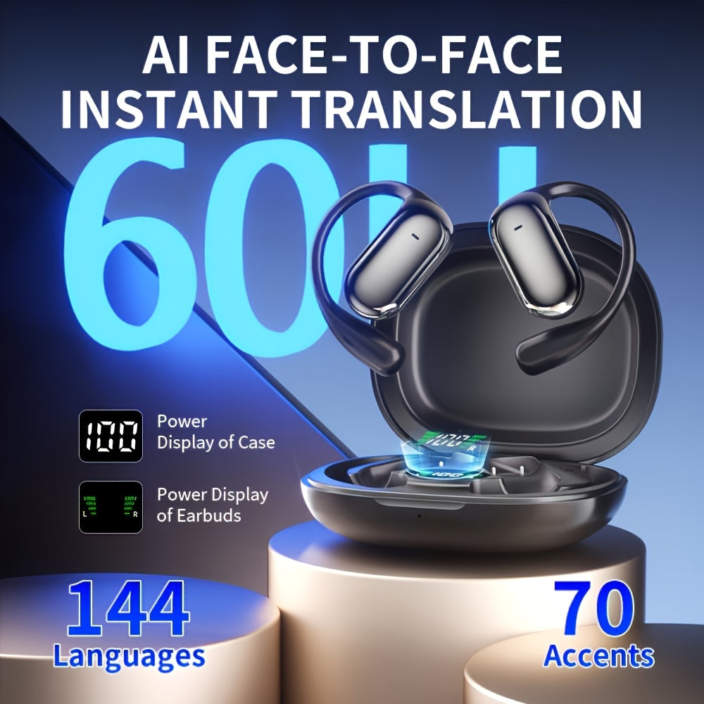 WISEZONE Open-Back Wireless Earbuds | Sports & Calls