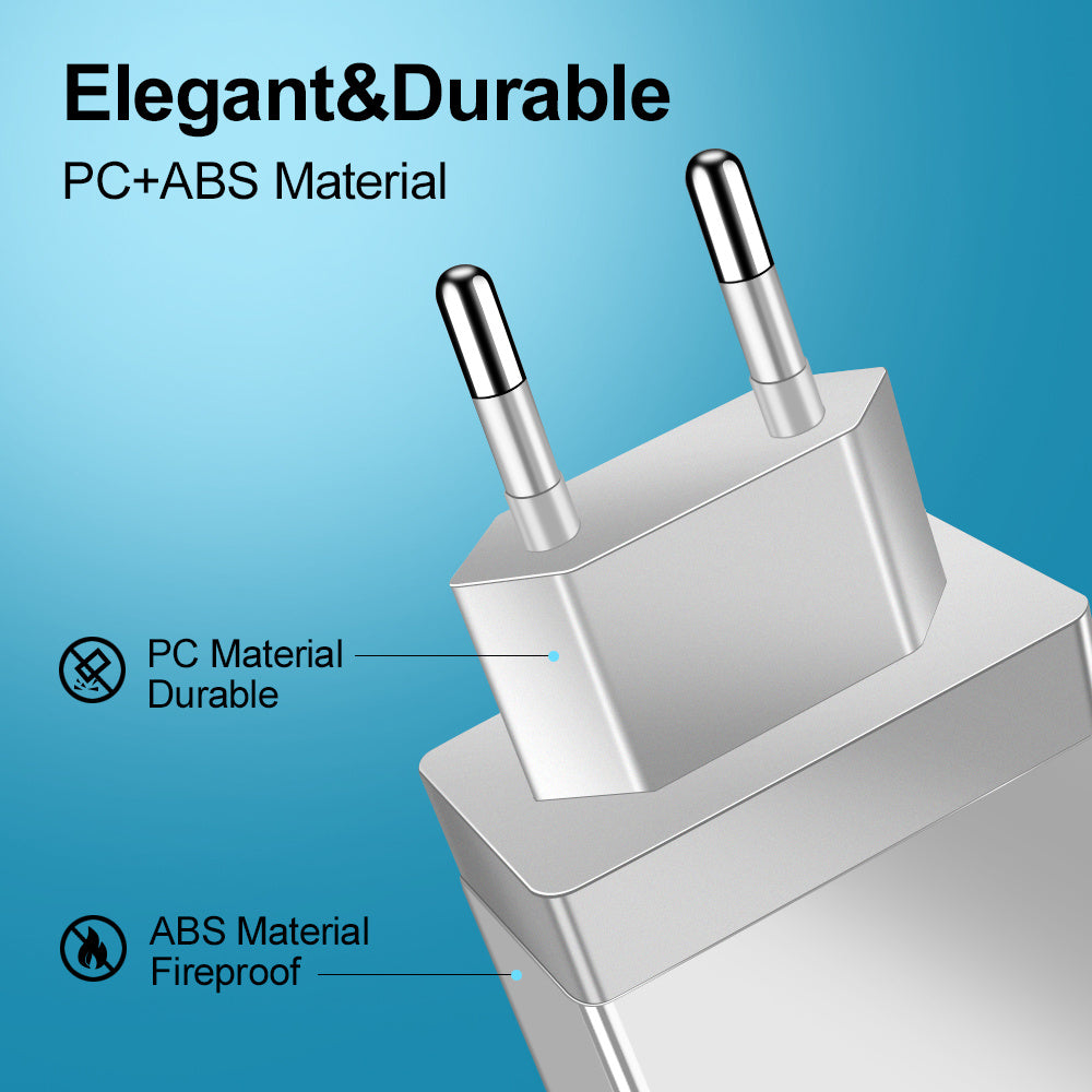 4-Port USB Wall Charger with Quick Charge 3.0 – EU/US Plug | Fast Multi-Device Charging – power-bank