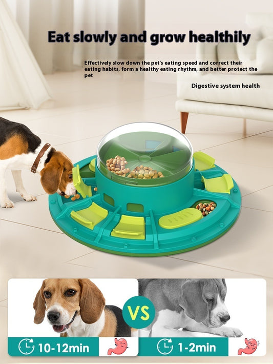 2-in-1 Dog Puzzle Toy & Treat Dispenser – Slow Feeder for Smart Dogs – grooming kit