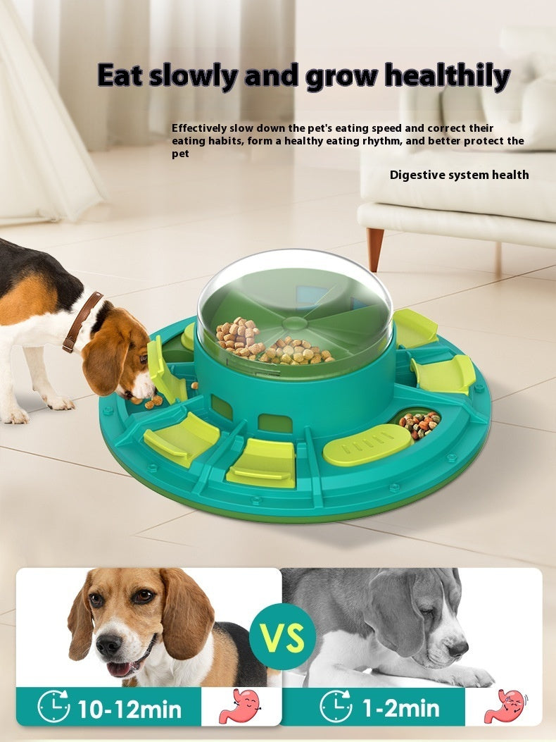 2-in-1 Dog Puzzle Toy & Treat Dispenser – Slow Feeder for Smart Dogs – grooming kit