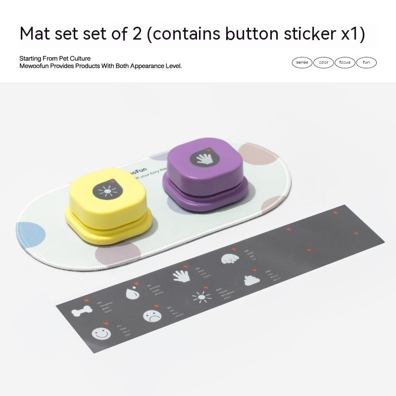 Pet Talking Button – Recordable Communication Device for Dogs & Cats