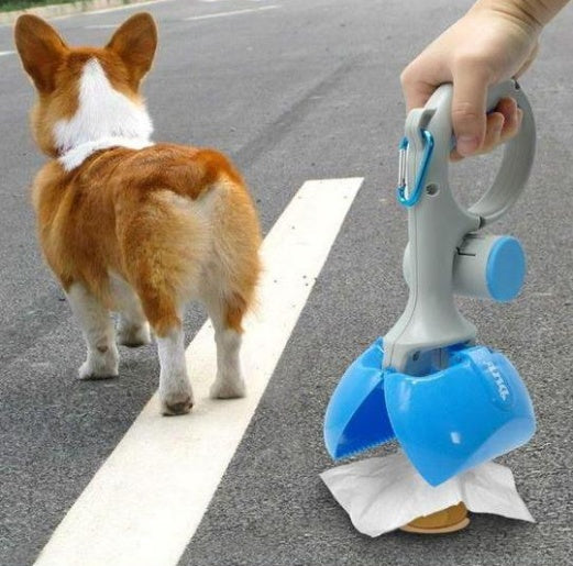 Portable Pet Pooper Scooper – No-Touch Waste Pickup for Dogs of All Sizes – grooming kit