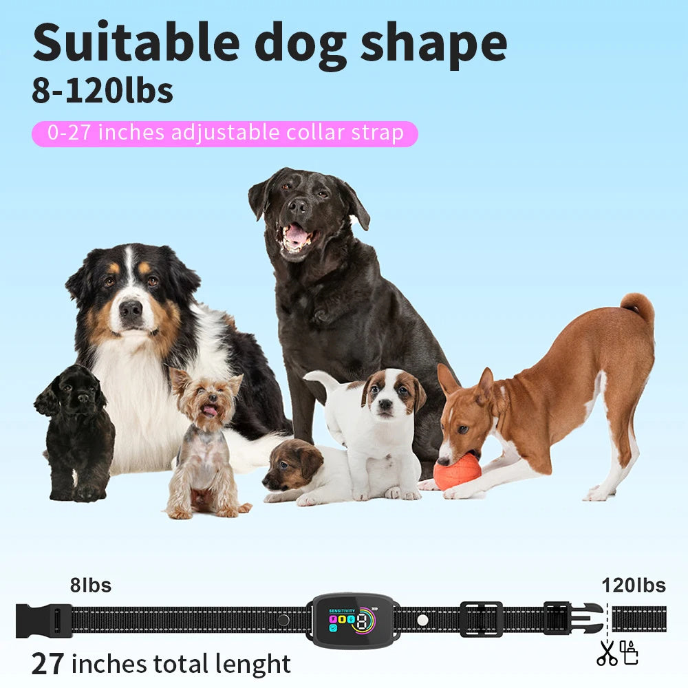 Smart Anti-Bark Dog Collar – AI-Powered Bark Control for All Dog Sizes