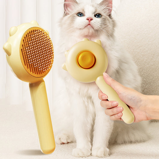 Pet Massage Comb – Hairball & Matting Prevention Brush for Cats & Dogs – grooming kit