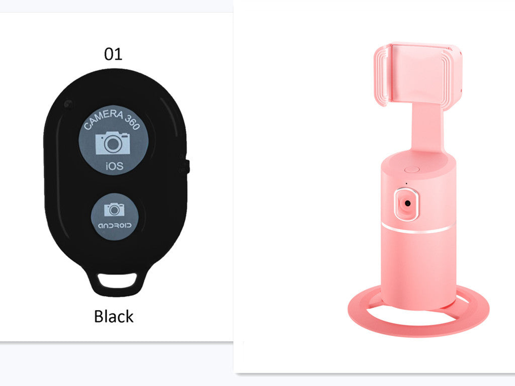 AI Face Tracking Phone Mount – 360° Auto-Tracking Stand for Live Streaming & Vlogging
