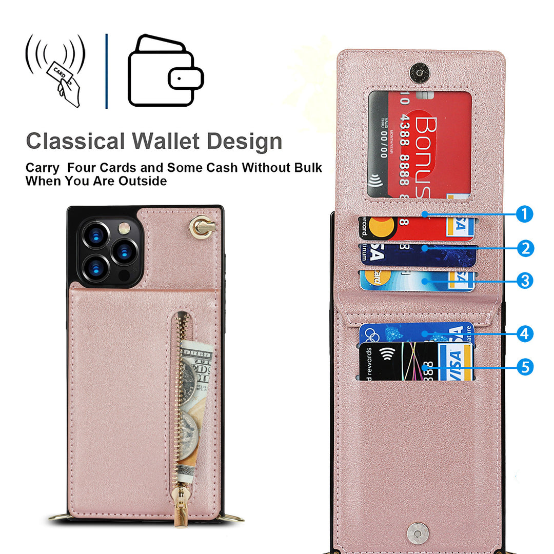 PU Leather Zipper Crossbody Phone Case – Wallet Cover for Samsung Models - JEFF's Favorite Picks