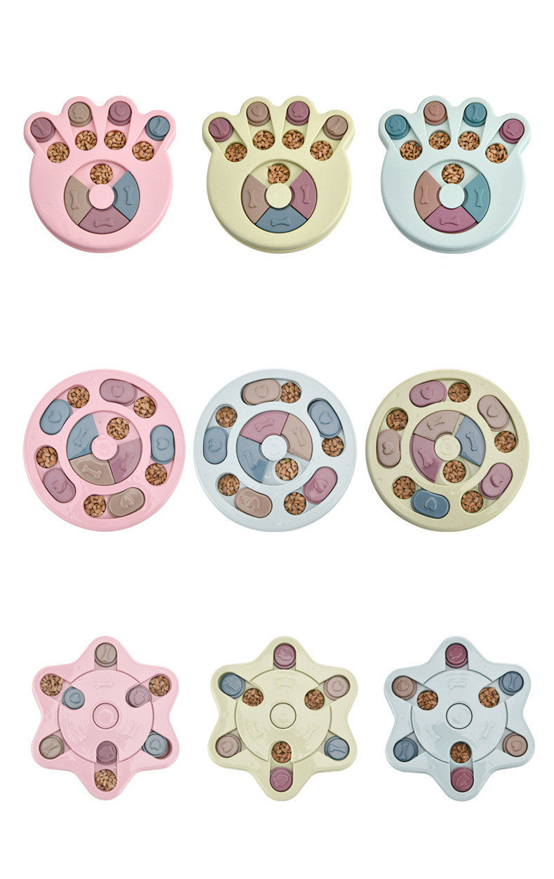 Interactive Puzzle Feeder Bowl – Slow Eating for Dogs & Cats