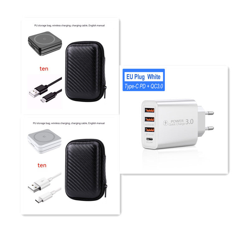 3-in-1 Foldable Magnetic Wireless Charger – Fast Qi Charging for Phone, AirPods & Smartwatch – car-accessory