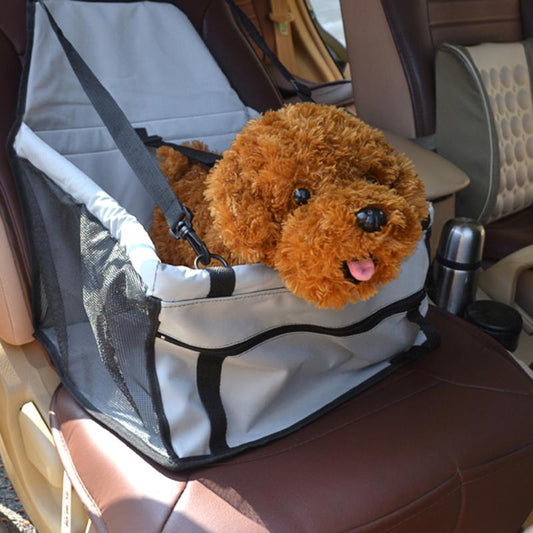 Pet Car Safety Seat – Comfortable & Secure Booster for Dogs & Cats – grooming kit