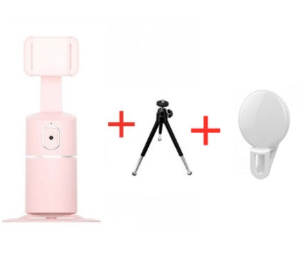 AI Face Tracking Phone Mount – 360° Auto-Tracking Stand for Live Streaming & Vlogging