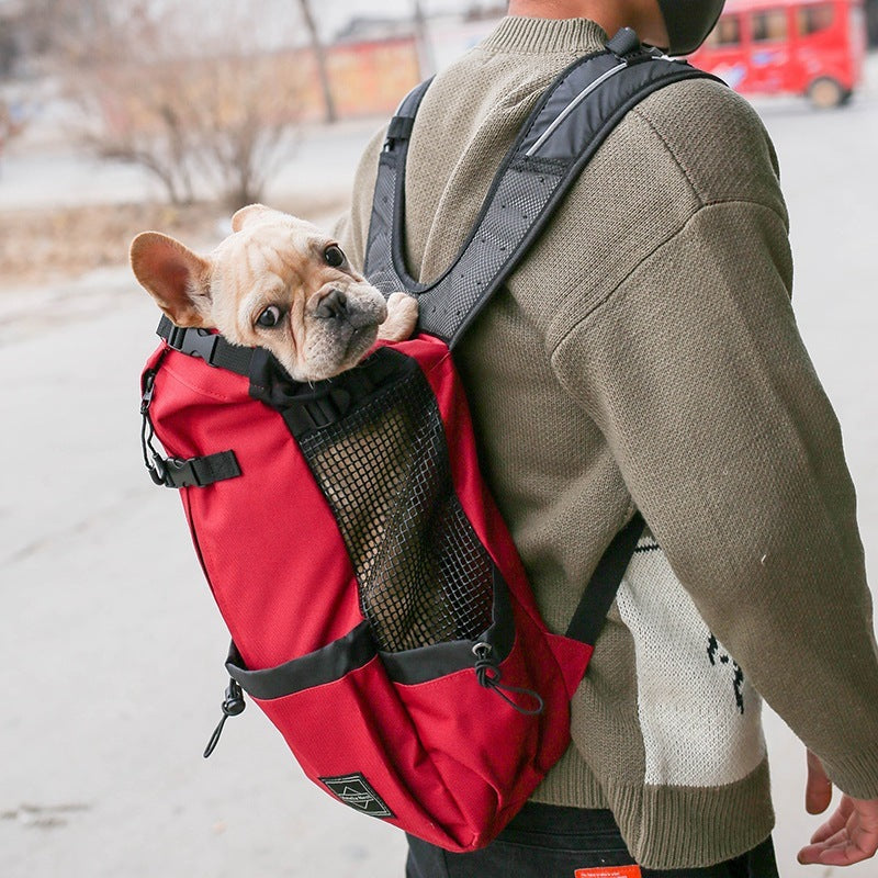 Breathable Polyester Pet Carrier Bag – Travel Tote for Cats & Small Dogs