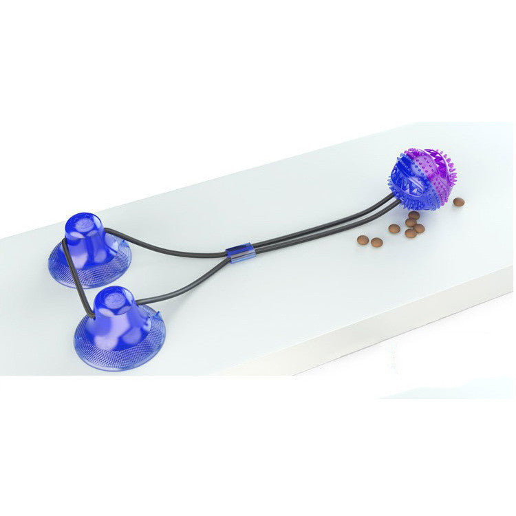 Multifunctional Suction Cup Dog Toy – Tug, Chew & Treat Dispenser (Food-Grade TPR)