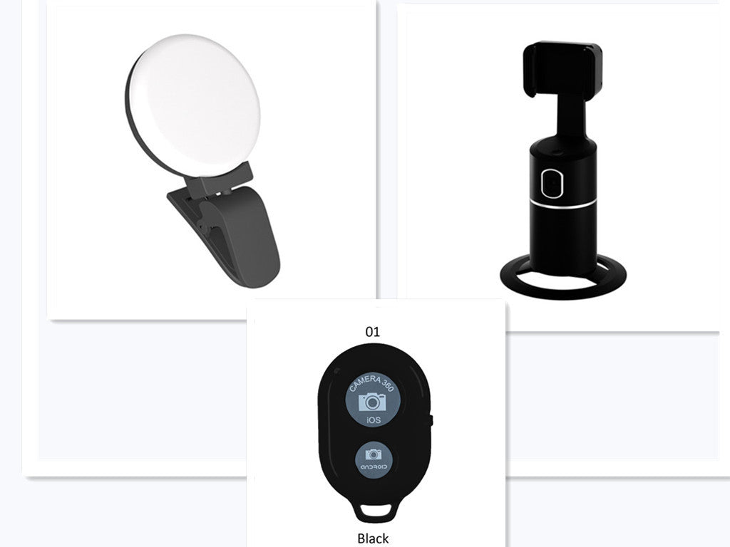 AI Face Tracking Phone Mount – 360° Auto-Tracking Stand for Live Streaming & Vlogging – tech-gadget