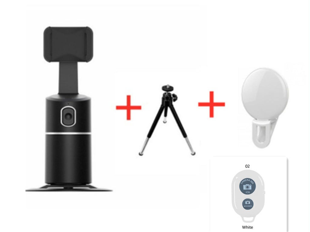 AI Face Tracking Phone Mount – 360° Auto-Tracking Stand for Live Streaming & Vlogging – tech-gadget