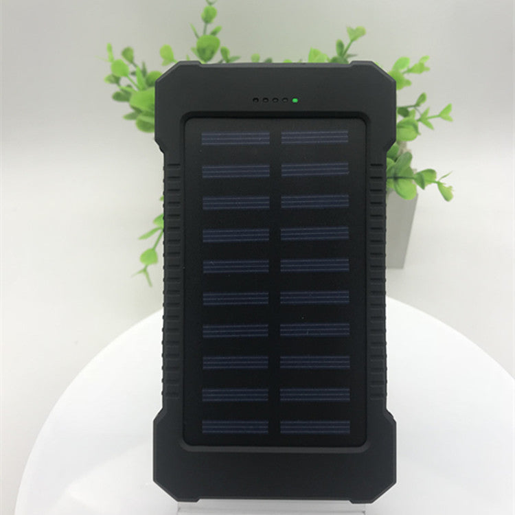 8000mAh Solar Power Bank with LED Light & Compass – Waterproof Outdoor Charger – car-accessory