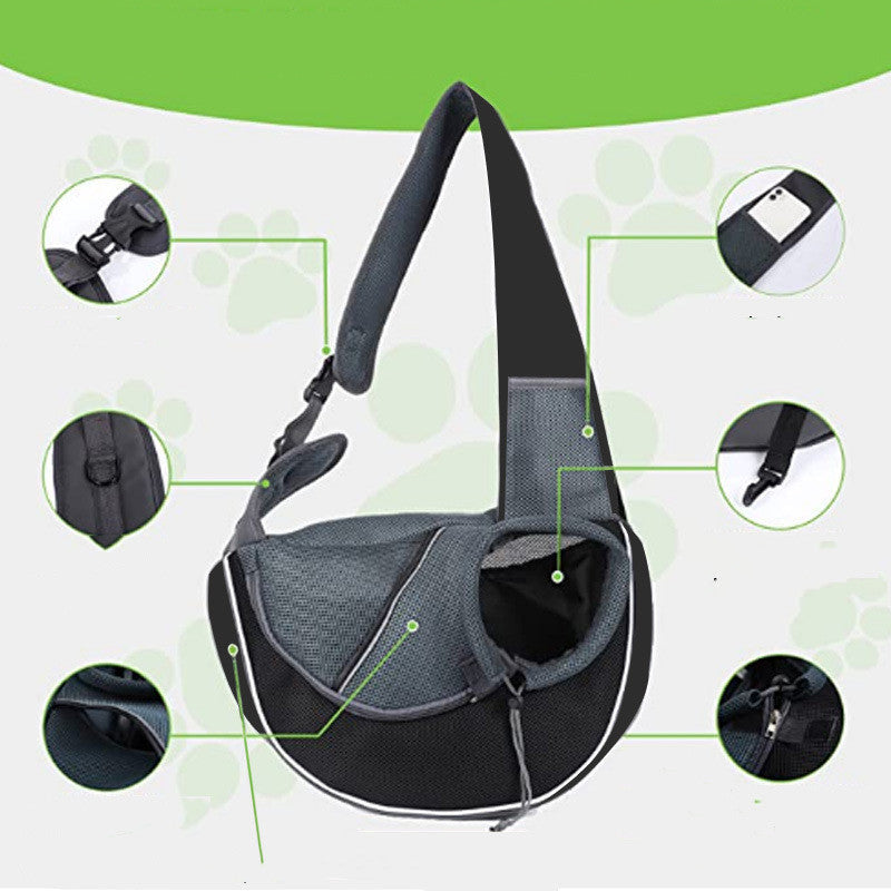 Breathable Pet Carrier Backpack – Travel Bag for Small & Medium Pets