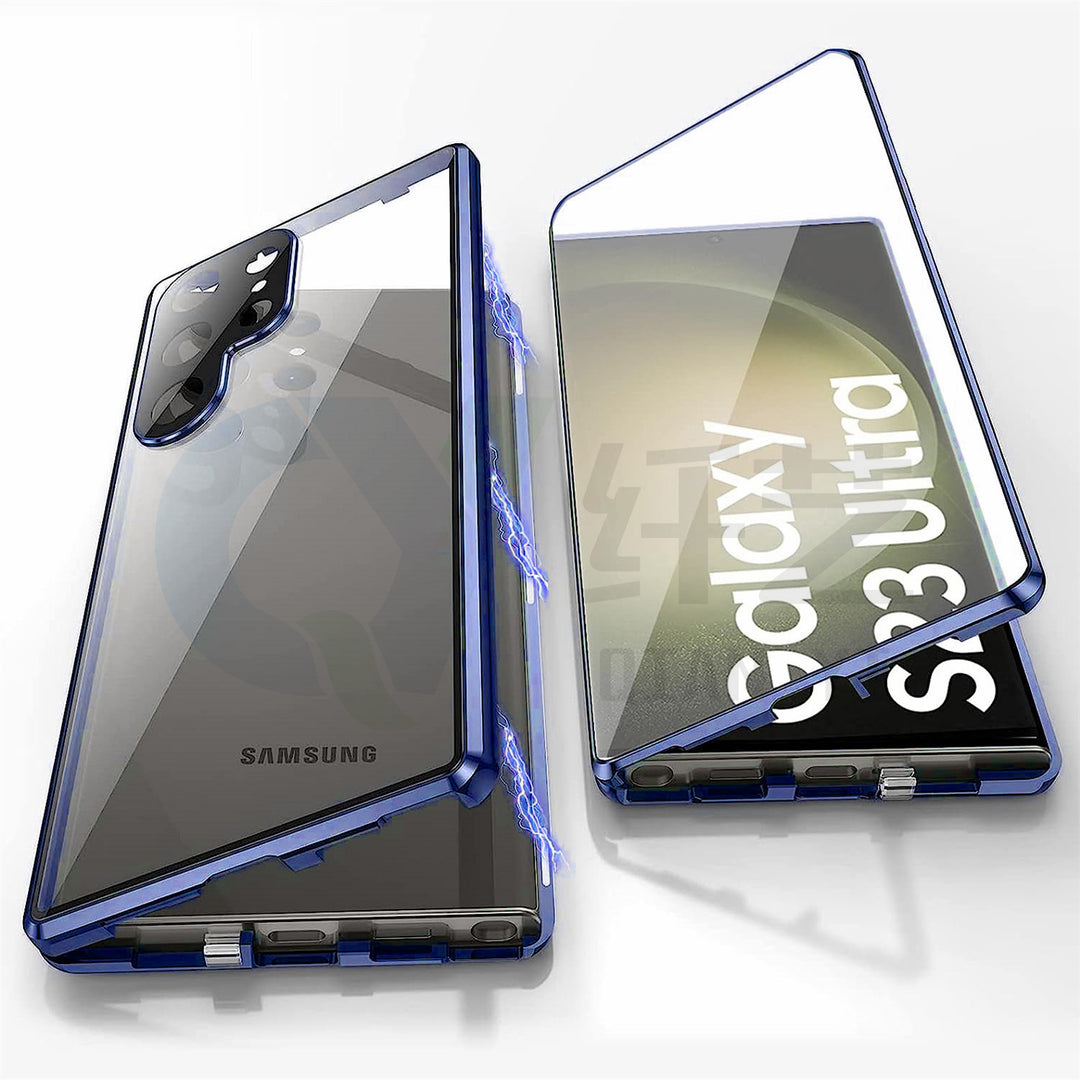 Magnetic Mirror Metal Phone Case – Stylish Shockproof Cover for Android Phones