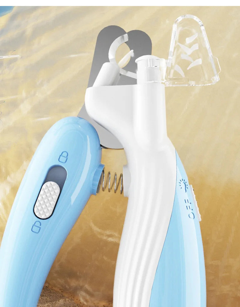 LED Pet Nail Clippers – Safe Nail Trimmer with Quick Sensor for Cats, Dogs & Rabbits