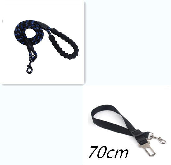 Heavy-Duty Reflective Dog Leash – Soft Foam Handle & Night Safety