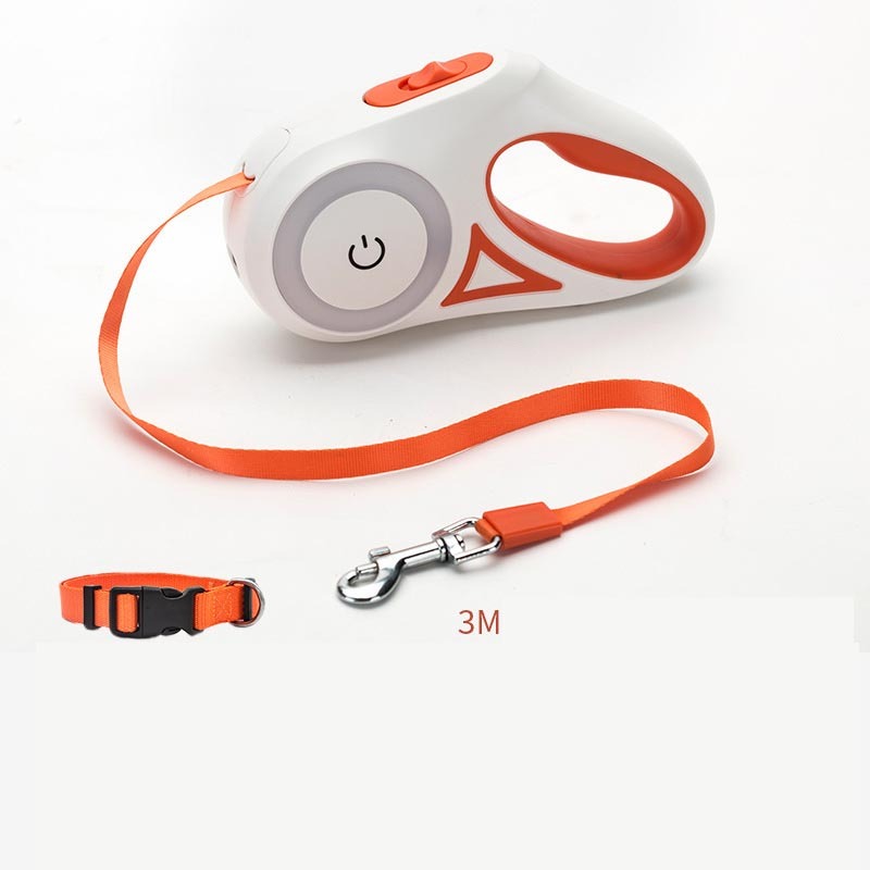 Retractable Dog Leash with Lock – Tangle-Free & Durable for Safe Walks