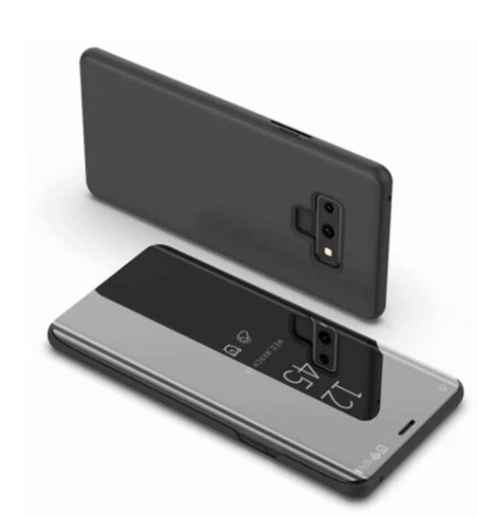 Mirror Leather Flip Case for Samsung – Stylish Business Cover – phone-case