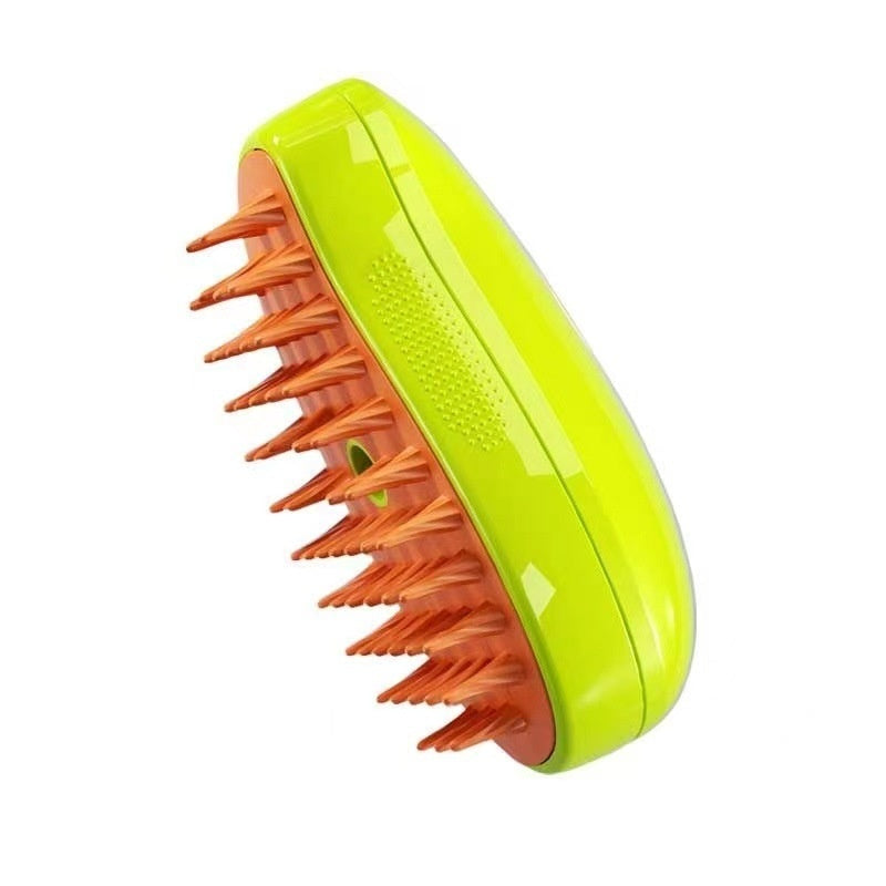 Modern Plastic Pet Brush – Compact & Gentle Grooming for Cats & Dogs