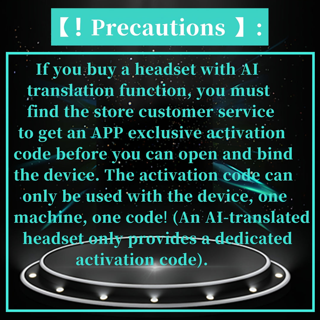 Wireless Translation Earbuds with Noise Cancelling | 550mAh