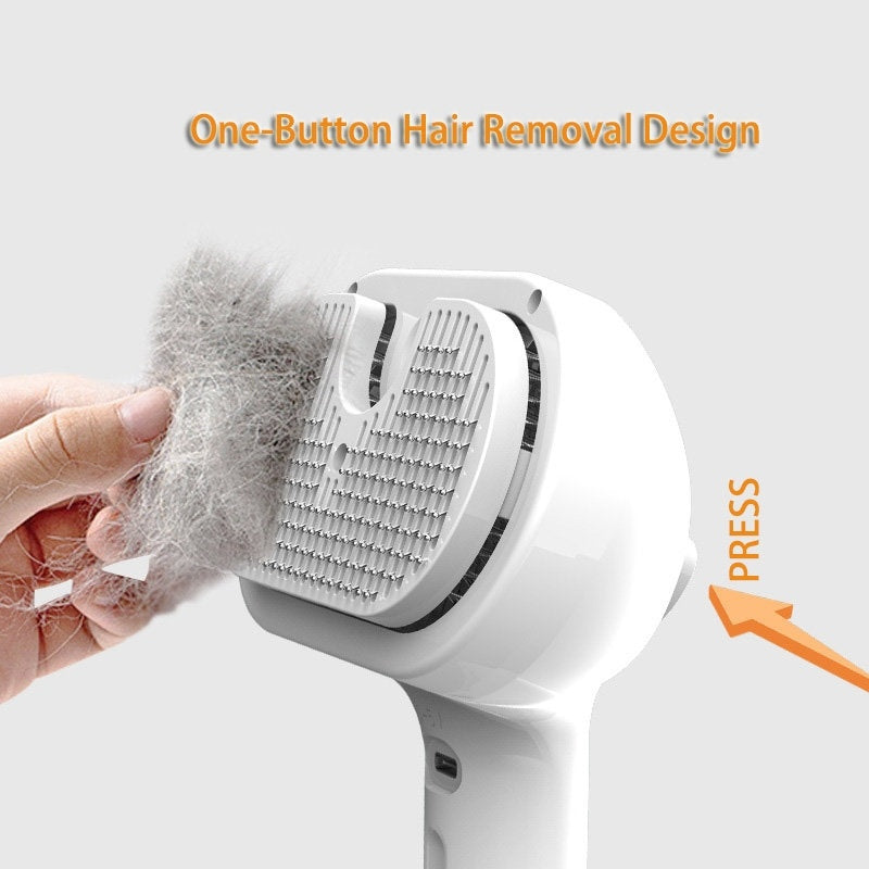 RK56 Self-Cleaning Pet Brush with Mist Spray – Detangle & Hydrate