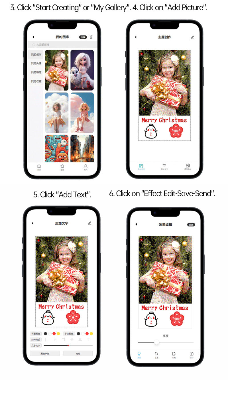 Mirror DIY iPhone Case with Magnetic Suction – TPU Protective Cover