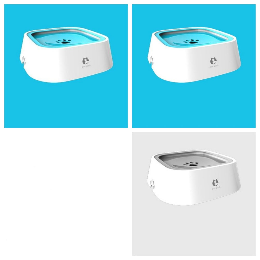 1.5L Floating Pet Water Bowl – No-Spill Slow Feeder for Cats & Dogs – grooming kit