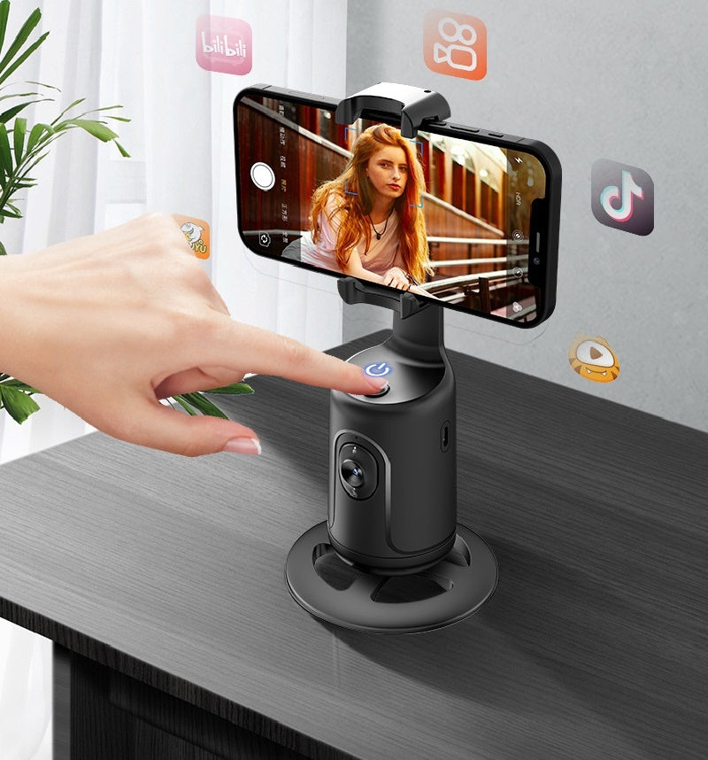360° AI Smart Face Tracking Gimbal – App-Free Gesture Mount – tech-gadget