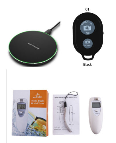 10W Frosted Wireless Charger with Mirror – Slim Qi Pad for Fast Charging – power-bank