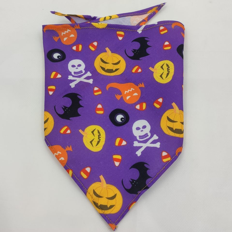 Tie-Dye Pet Bandana – Soft Polyester Dog & Cat Scarf