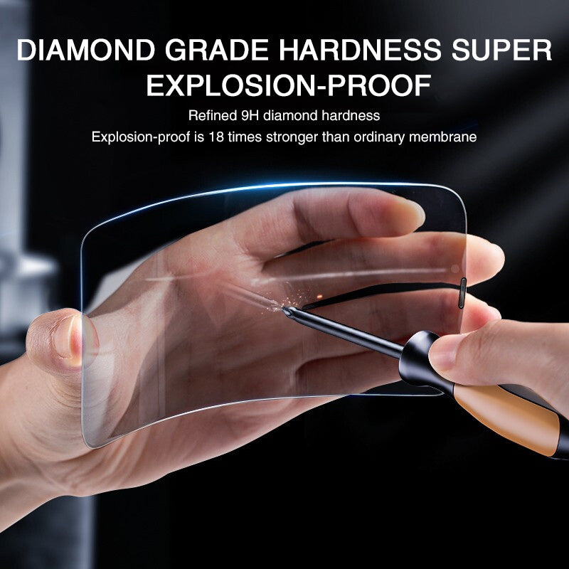 Anti-Peep Tempered Glass iPhone Screen Protector – Privacy + HD Clarity