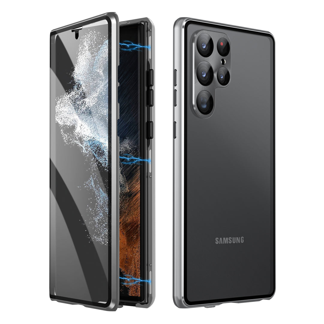 Magnetic Mirror Metal Phone Case – Stylish Shockproof Cover for Android Phones