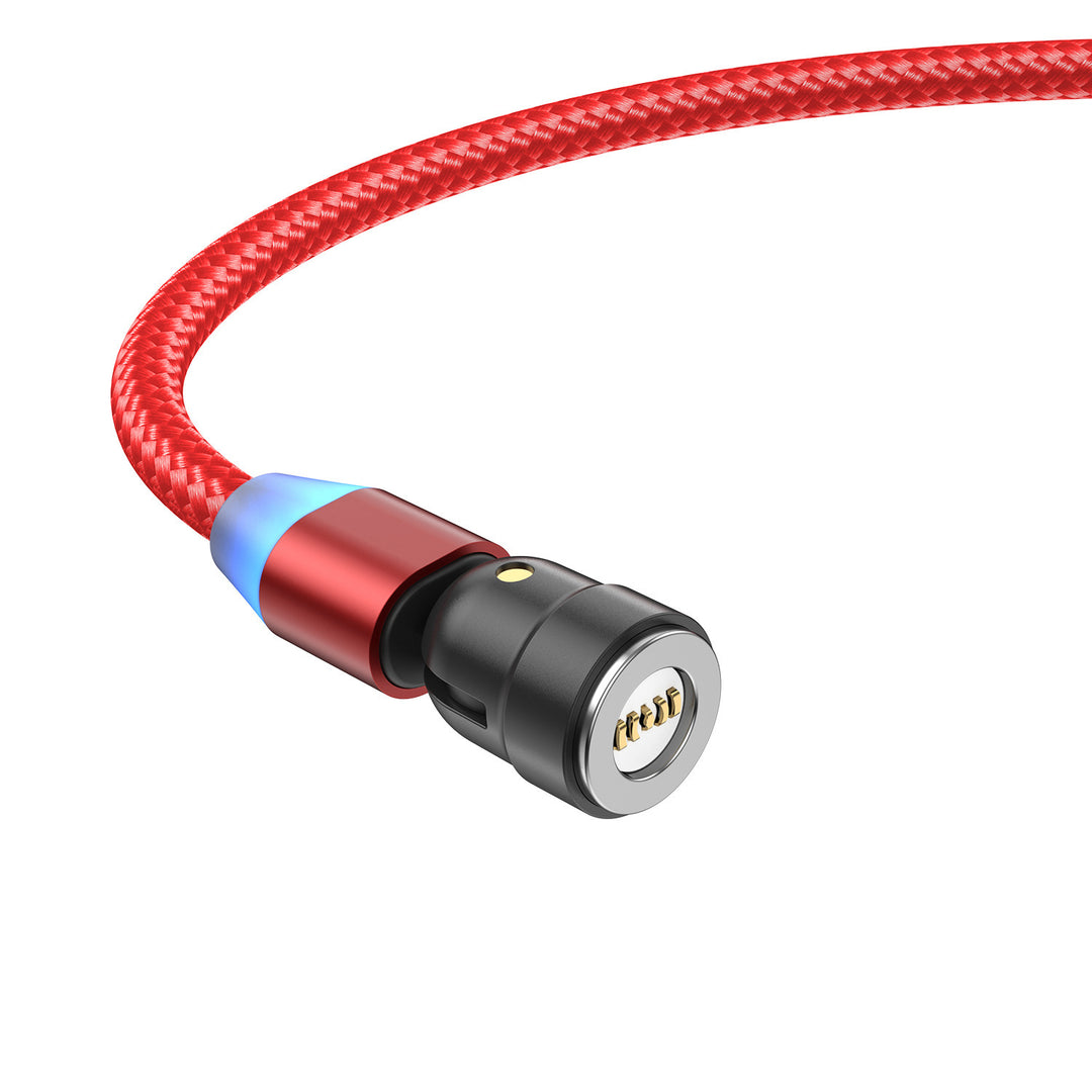 3-in-1 Fast Charging Cable – USB + Lightning + Type-C with 3A Quick Charge Support – car-accessory