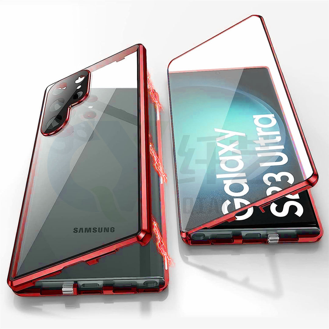 Magnetic Mirror Metal Phone Case – Stylish Shockproof Cover for Android Phones