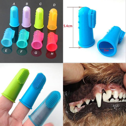 Super Soft Pet Finger Toothbrush – Gentle Dental Care for Cats & Dogs – grooming kit