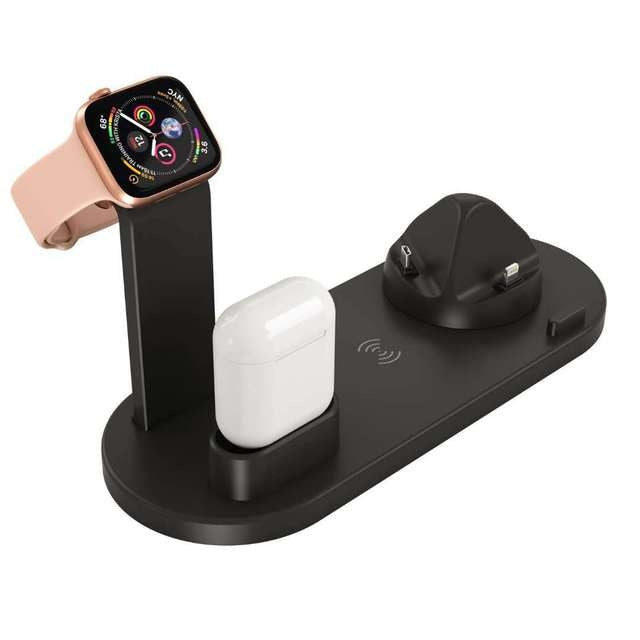3-in-1 Wireless Charging Dock – Phone, Watch & Earbuds Stand – power-bank