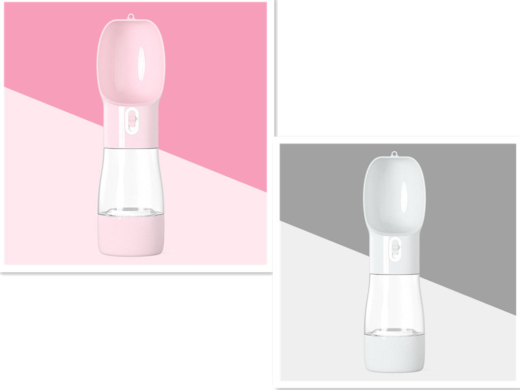 2-in-1 Pet Water Bottle & Food Dispenser – Leakproof Travel Bottle for Dogs & Cats – grooming kit