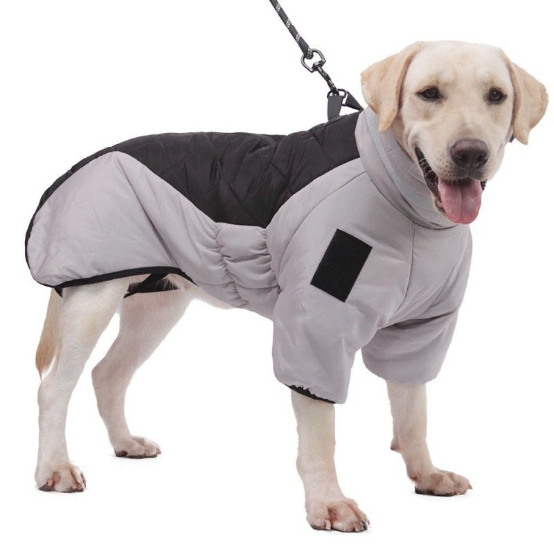 Thick Padded Winter Dog Coat – Warm, Anti-Static & Soft Velvet Lining