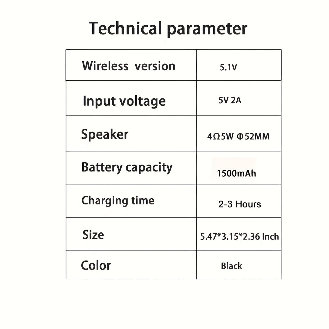 Wireless Speaker Phone Stand – Stereo Sound with Bass Boost