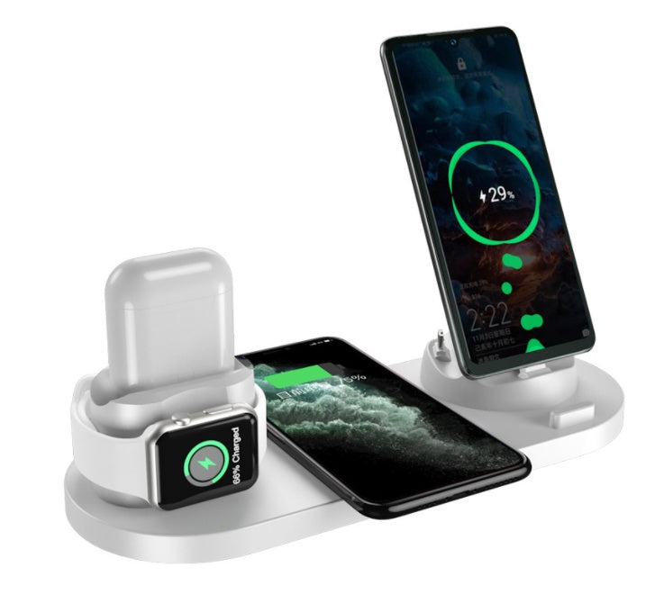 Wireless Charger For IPhone Fast Charger For Phone Fast Charging Pad For Phone Watch 6 In 1 Charging Dock Station - JEFF's Favorite Picks