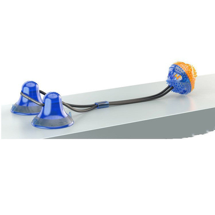 Multifunctional Suction Cup Dog Toy – Tug, Chew & Treat Dispenser (Food-Grade TPR)