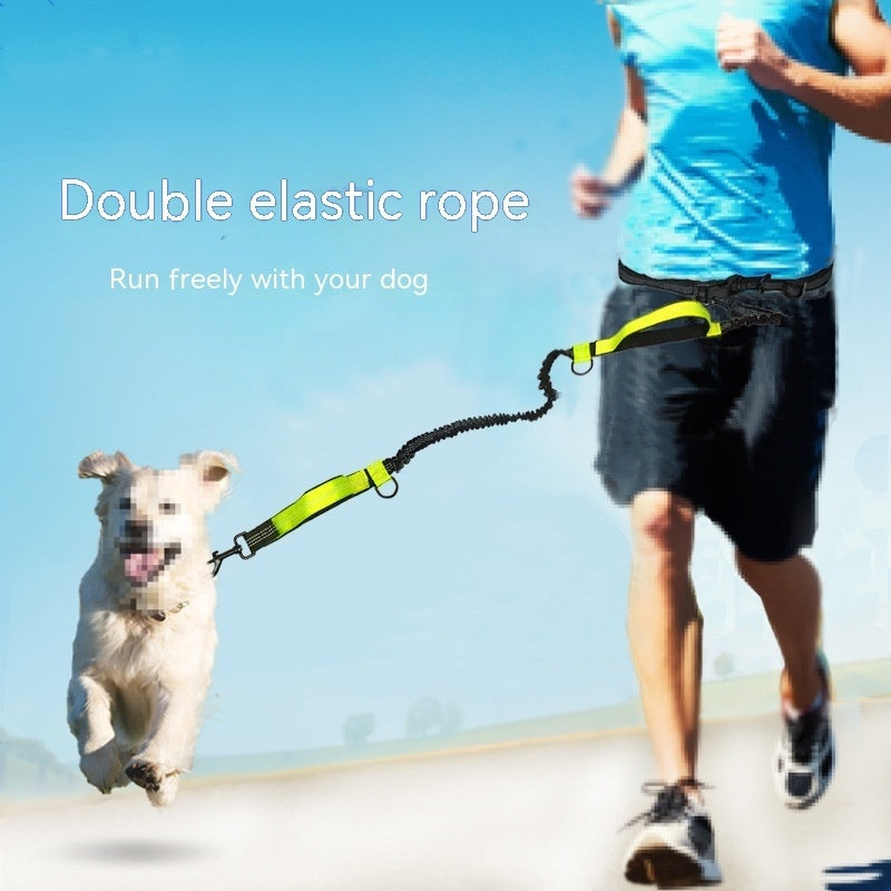 Hands-Free Retractable Dog Leash with Waist Belt – Ideal for Running & Hiking – grooming kit