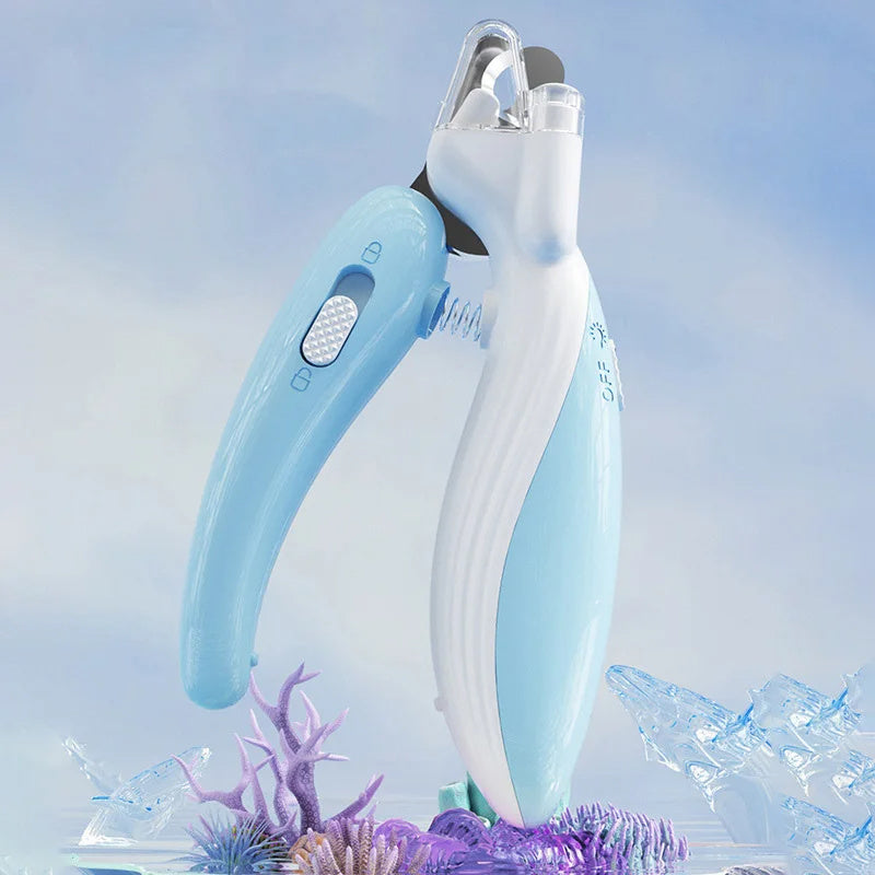 LED Pet Nail Clippers – Safe Nail Trimmer with Quick Sensor for Cats, Dogs & Rabbits