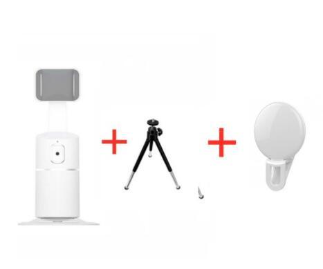 AI Face Tracking Phone Mount – 360° Auto-Tracking Stand for Live Streaming & Vlogging