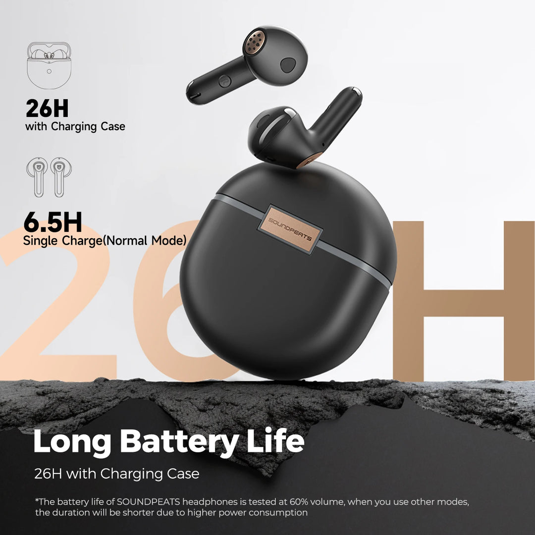 SoundPEATS Air4 Earbuds – ANC, aptX Lossless, 26H Playtime – audio-accessory