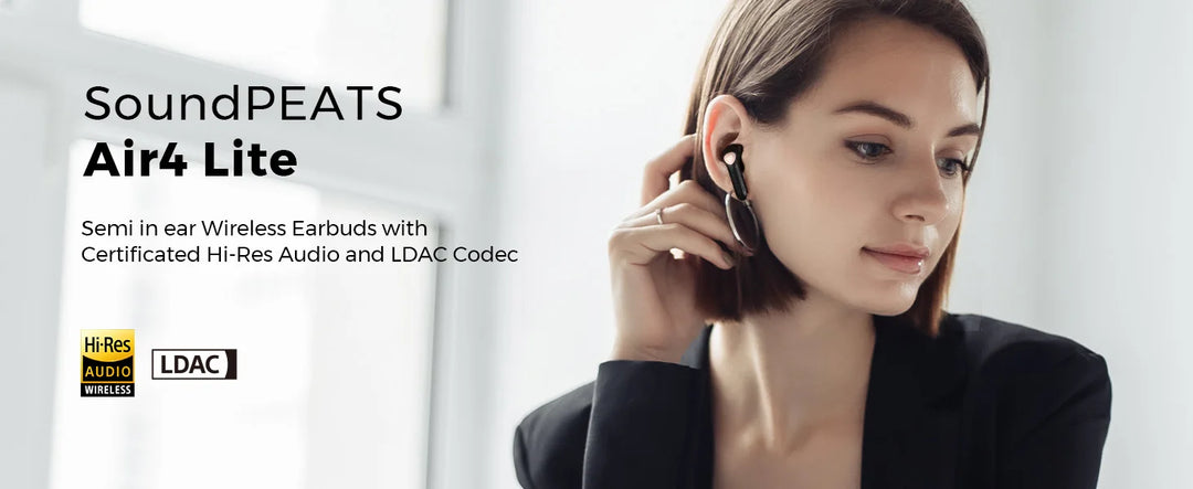 SoundPEATS Air4 Lite – Hi-Res Bluetooth 5.3 Earbuds