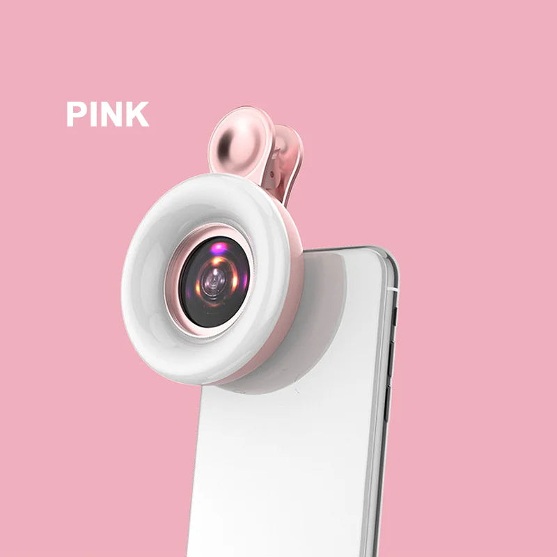 15X Macro Lens with LED Ring Light – Clip-On Smartphone Camera Accessory – tech-gadget